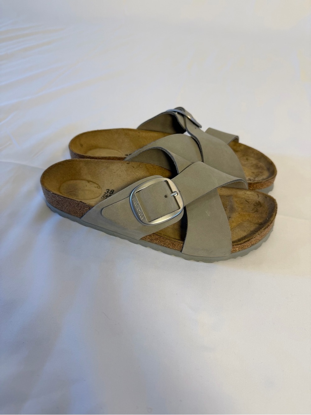 Birkenstock Siena Big Buckle Sandals, size 7. - Picture 6 of 11